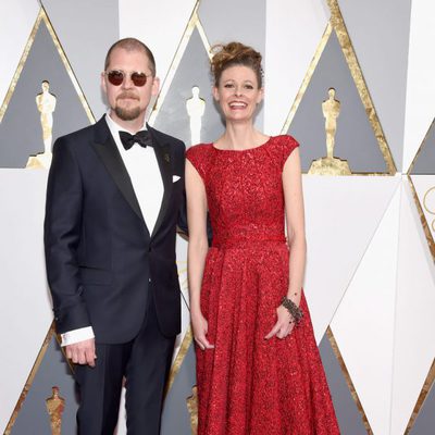 Eva von Bahr y Love Larson en la alfombra roja de los Oscar 2016