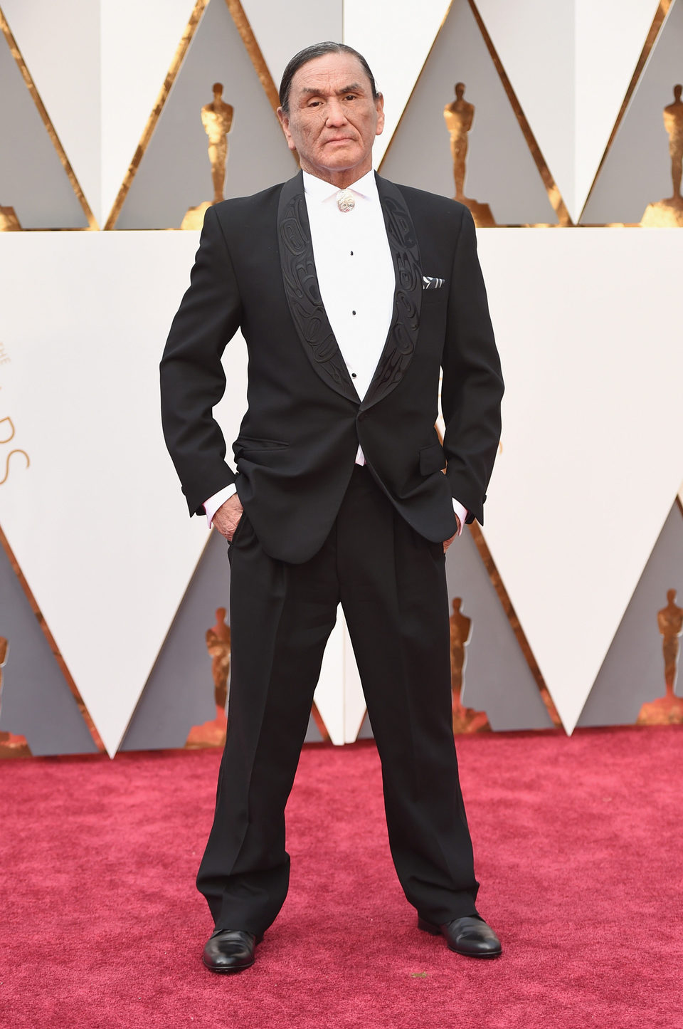 Duane Howard en la alfombra roja de los Oscar 2016