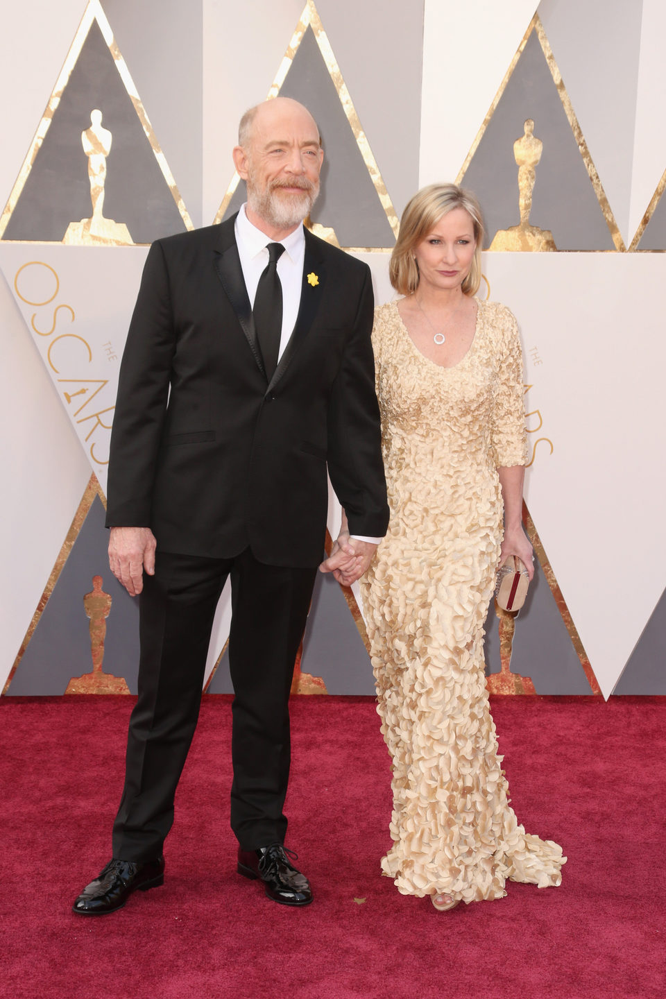 J. K. Simmons en la alfombra roja de los Oscar 2016