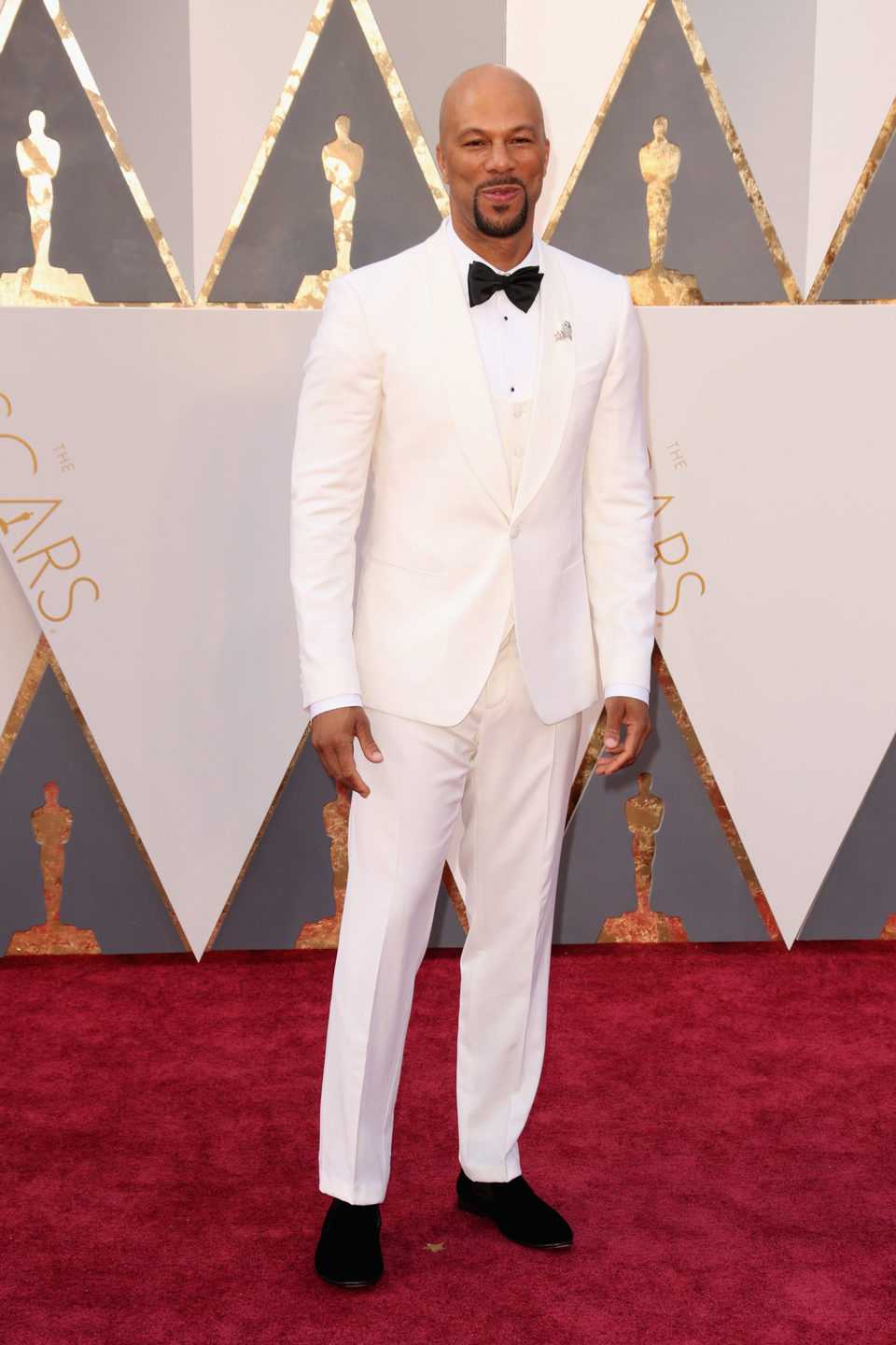 Common en la alfombra roja de los Oscar 2016