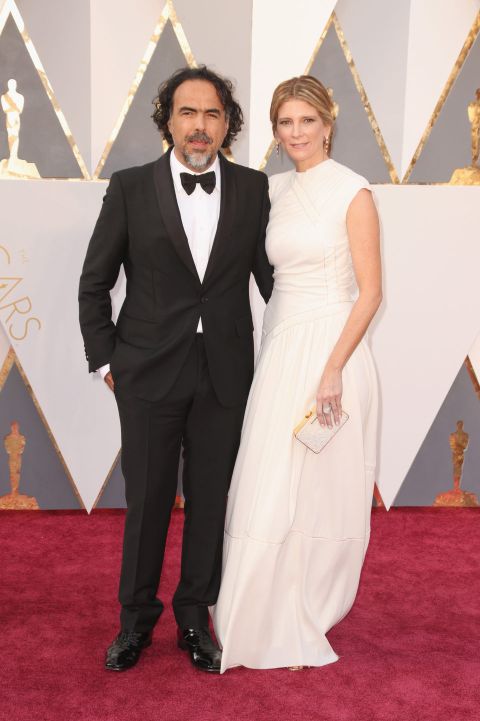 Alejandro G. Iñárritu en la alfombra roja de los Oscar 2016