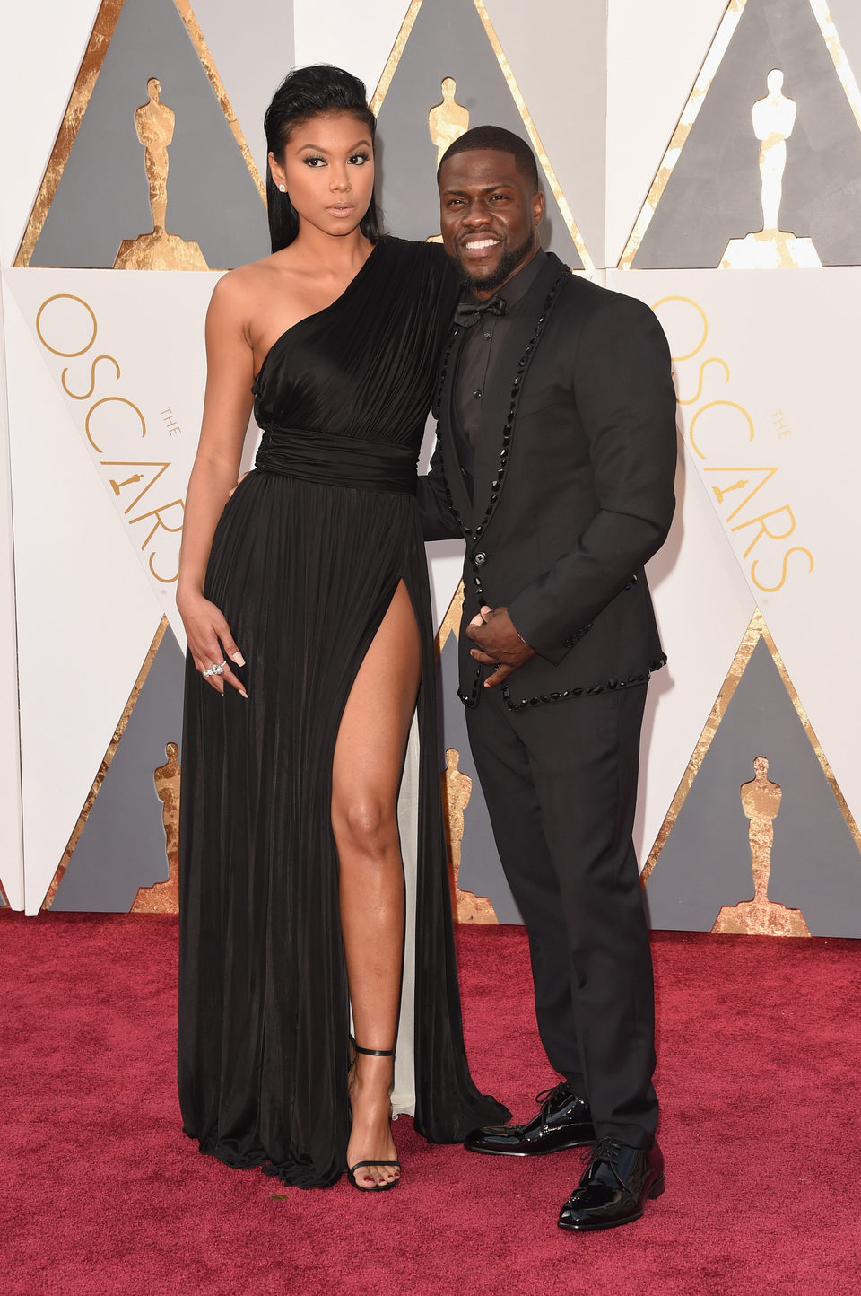 Kevin Hart en la alfombra roja de los Oscar 2016