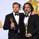 Leonardo DiCaprio y Alejandro González Iñárritu Oscars 2016