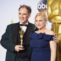 Mark Rylance y Patricia Arquette Oscars 2016