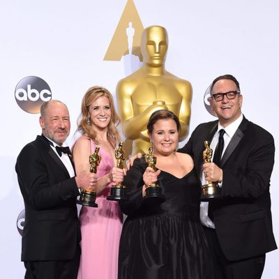 Steve Golin, Nicole Rocklin, Blye Pagon Faust y Michael Sugar Oscars 2016