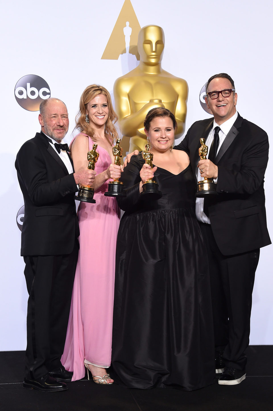 Steve Golin, Nicole Rocklin, Blye Pagon Faust y Michael Sugar Oscars 2016