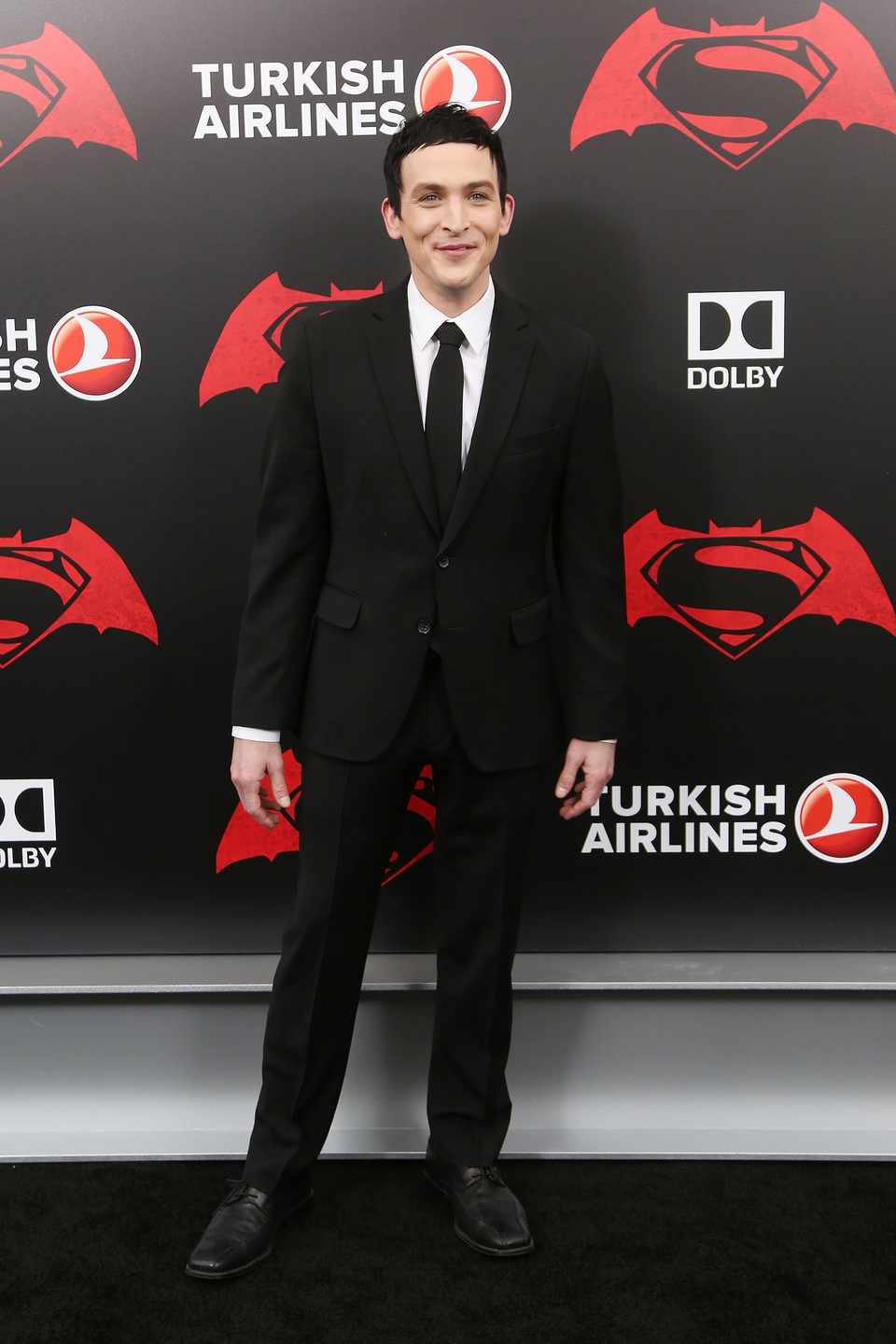 El actor Robin Lord Taylor en la premiere de 'Batman v Superman' en Nueva York