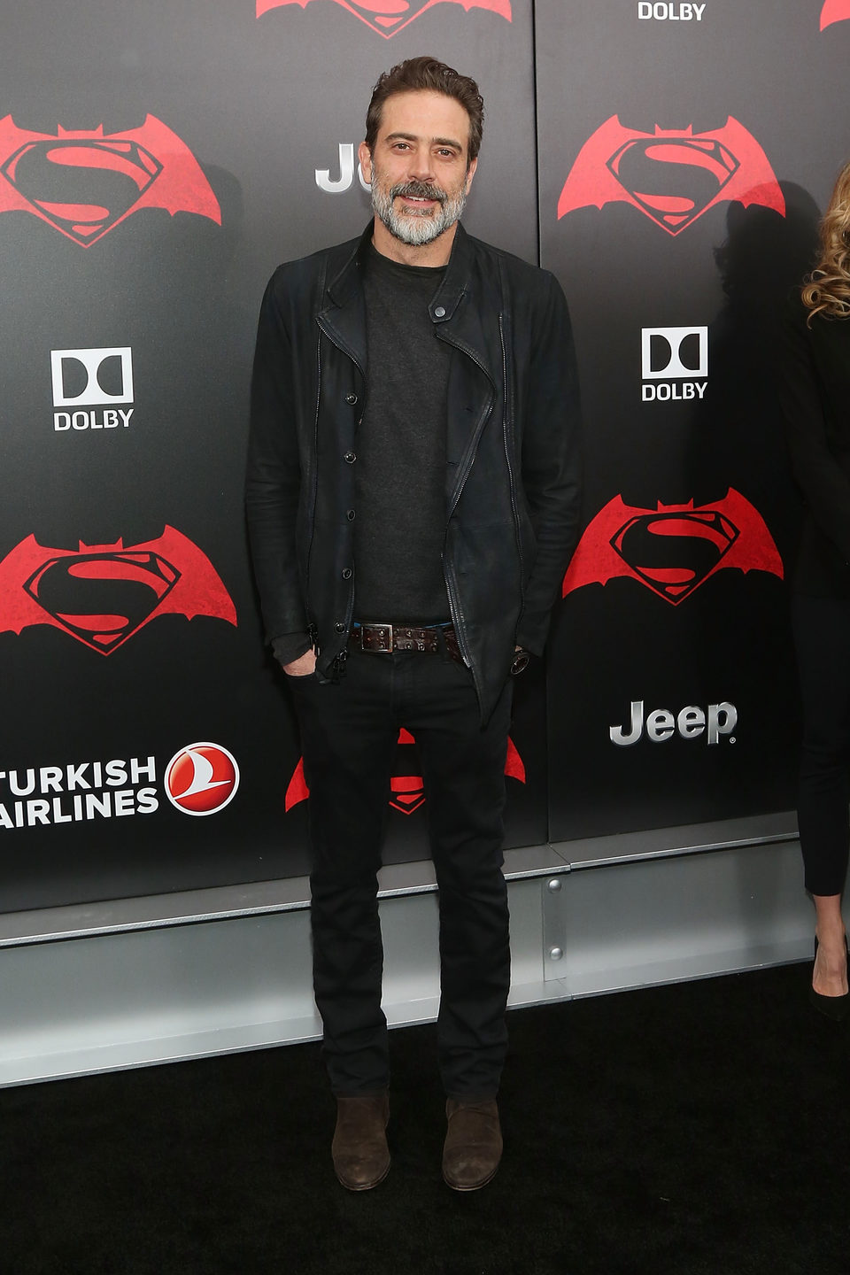 Jeffrey Dean Morgan en la premiere de 'Batman v Superman' en Nueva York