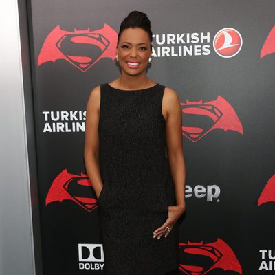 Aisha Tyler en la premiere de 'Batman v Superman' en Nueva York