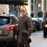 Mads Mikkelsen en el set de Nueva York de 'Doctor Extraño'