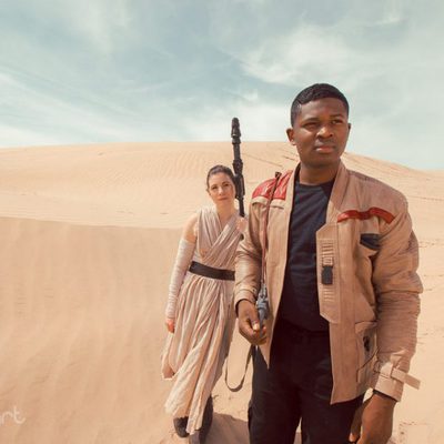 Una pareja como Finn y Rey de 'Star Wars: El despertar de la fuerza'