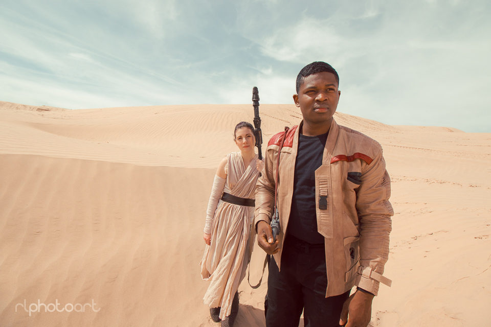 Una pareja como Finn y Rey de 'Star Wars: El despertar de la fuerza'