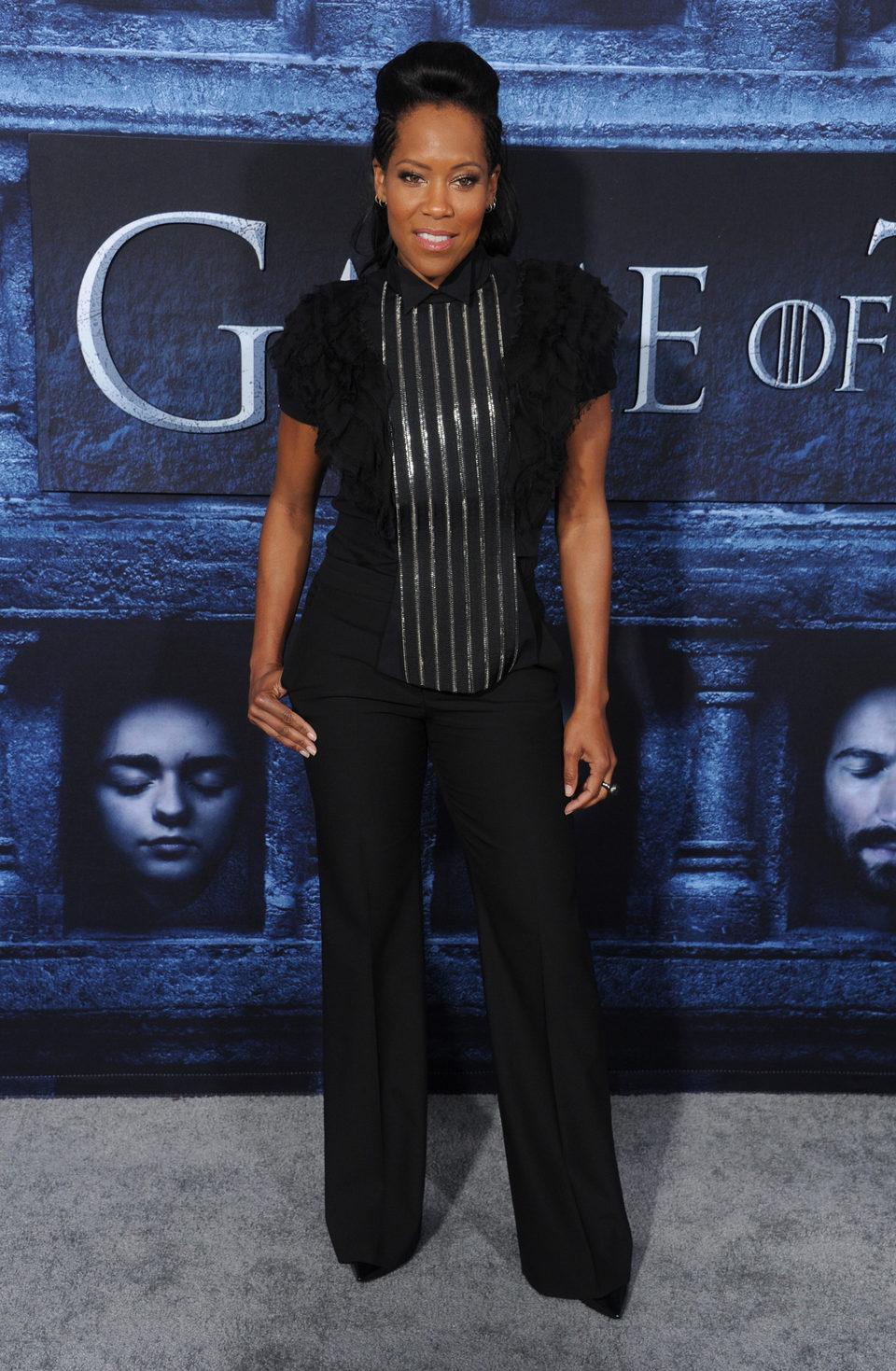 Regina King en la premiere de la sexta temporada de 'Juego de Tronos'