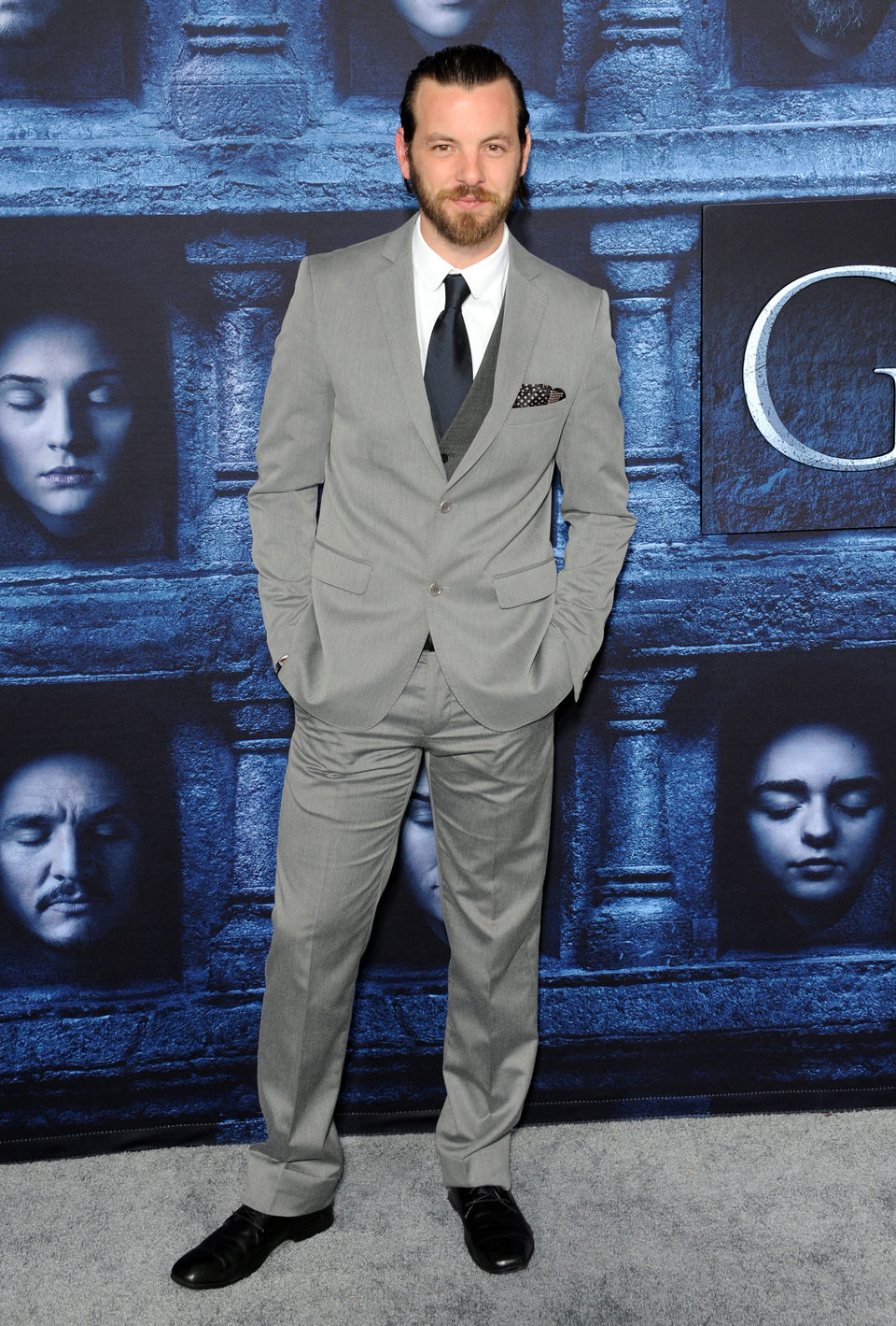 Gethin Anthony en la premiere de la sexta temporada de 'Juego de Tronos'