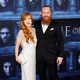 Kristofer Hivju y su esposa en la premiere de la sexta temporada de 'Juego de Tronos'