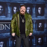 Kristian Nairn en la premiere de la sexta temporada de 'Juego de Tronos'