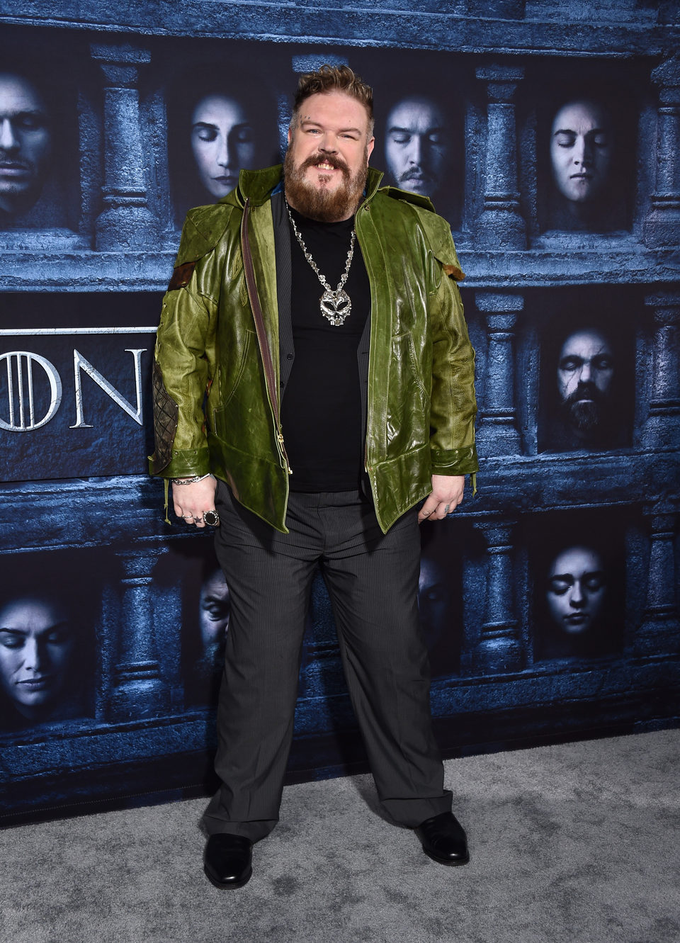 Kristian Nairn en la premiere de la sexta temporada de 'Juego de Tronos'