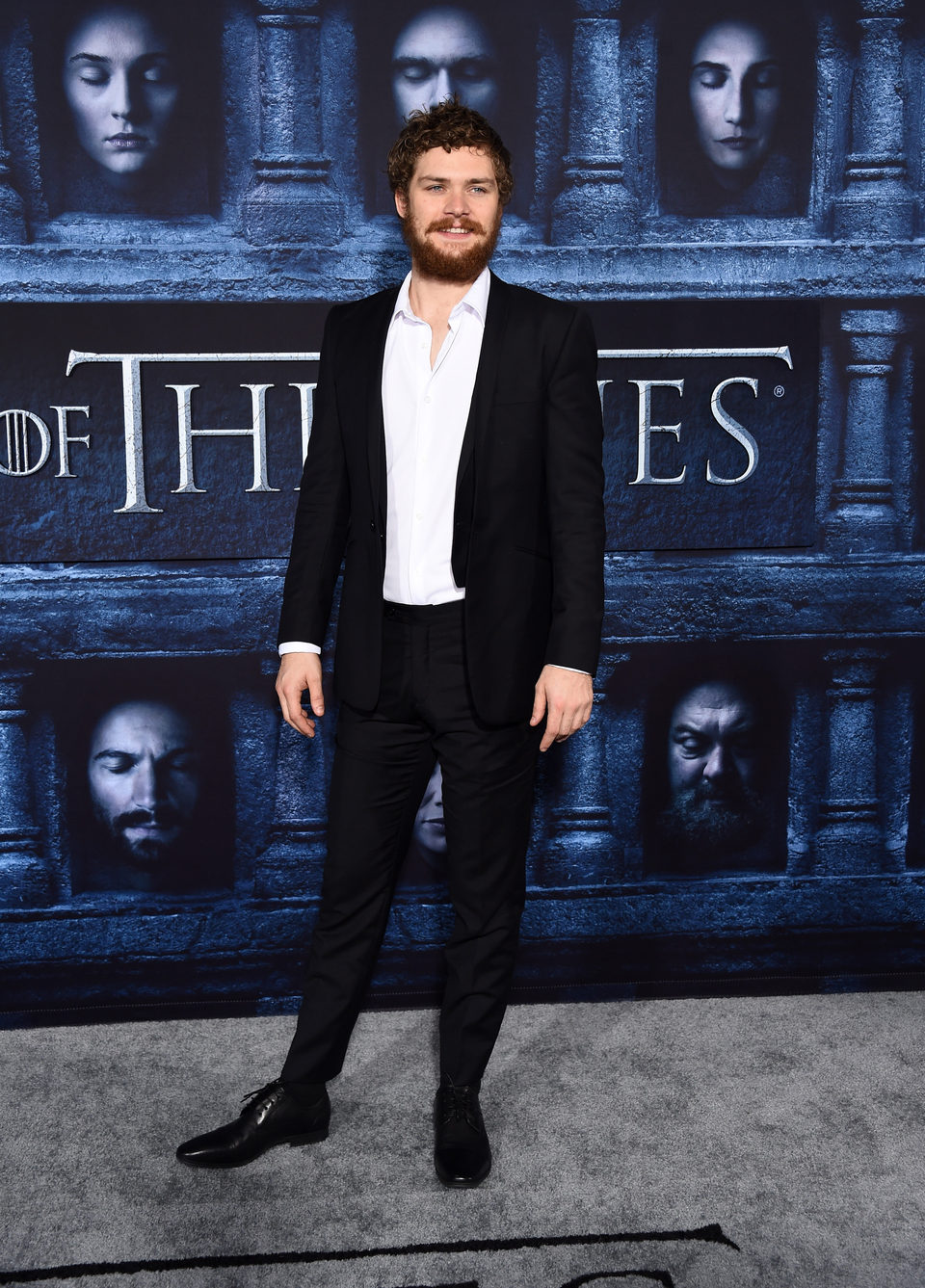 Finn Jones en la premiere de la sexta temporada de 'Juego de Tronos'