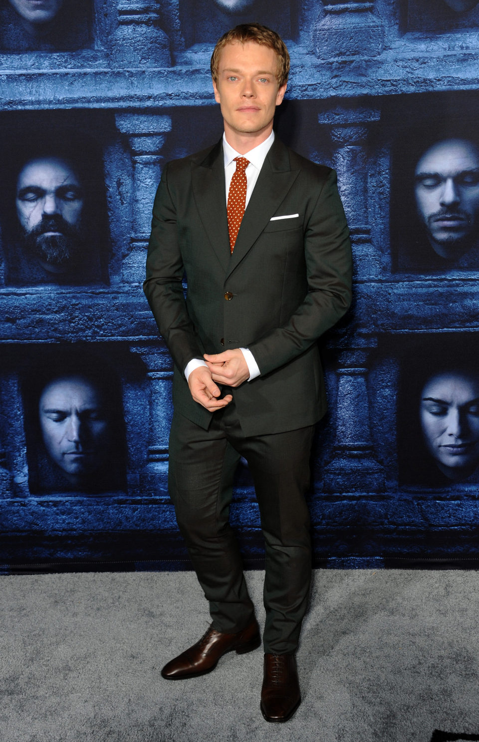 Alfie Allen en la premiere de la sexta temporada de 'Juego de Tronos'