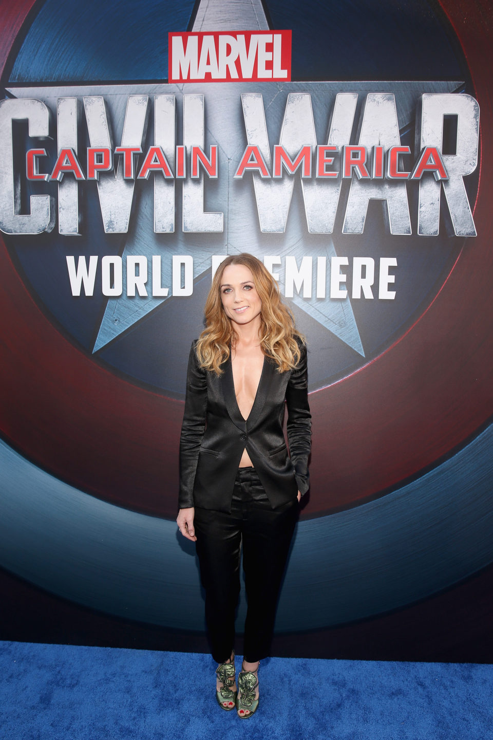 Kerry Condon en la premiere mundial de 'Capitán América: Civil War'