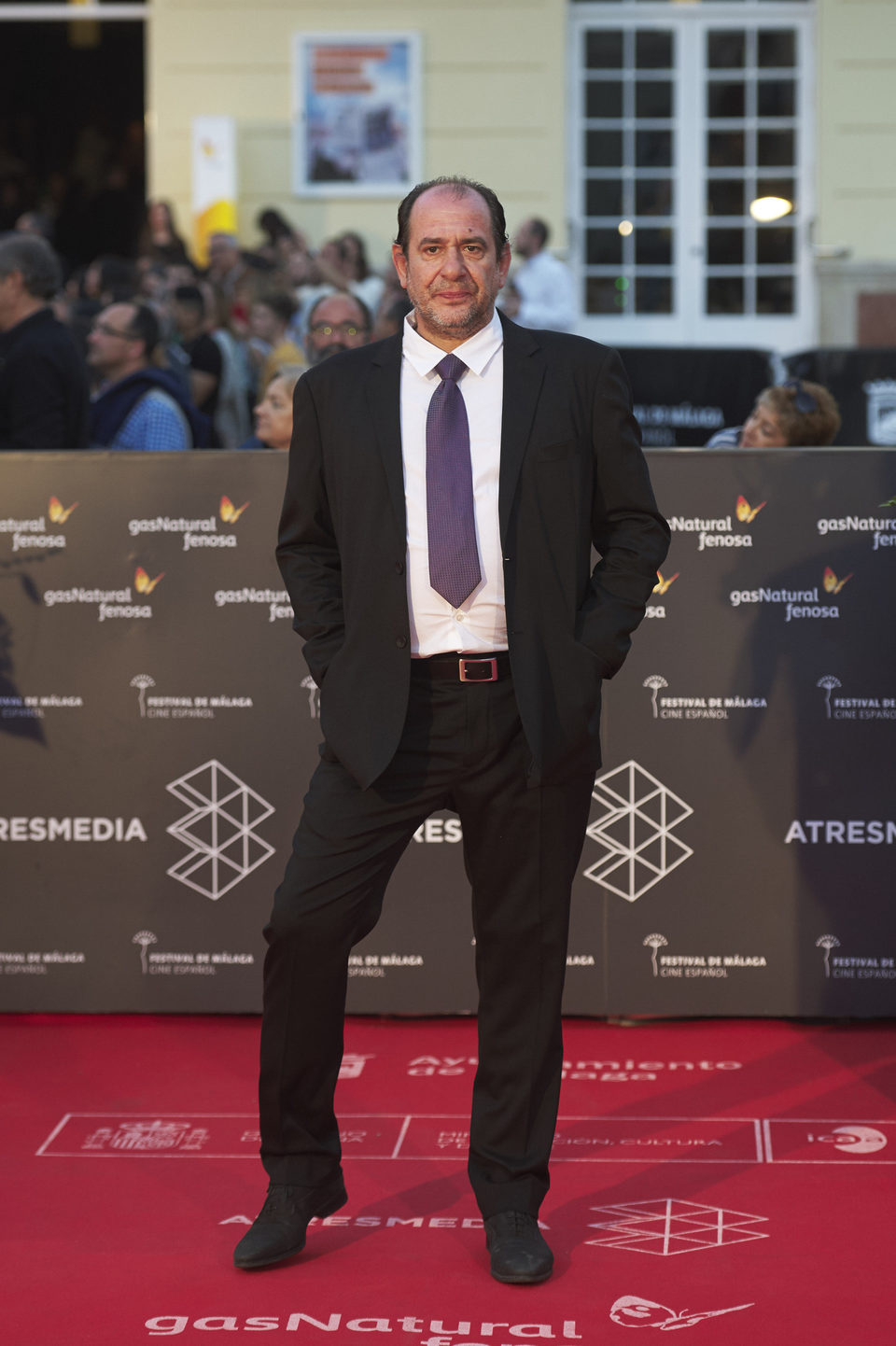 Karra Elejalde en la premiere de 'Rumbos' del Festival de Málaga 2016