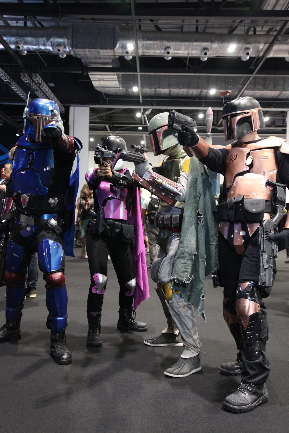 Cosplay de Boba Fett y Mandalorianos en la Star Wars Celebration 2016