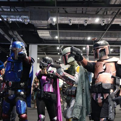 Cosplay de Boba Fett y Mandalorianos en la Star Wars Celebration 2016