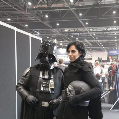 Cosplay de Darth Vader y Kylo Ren en la Star Wars Celebration 2016