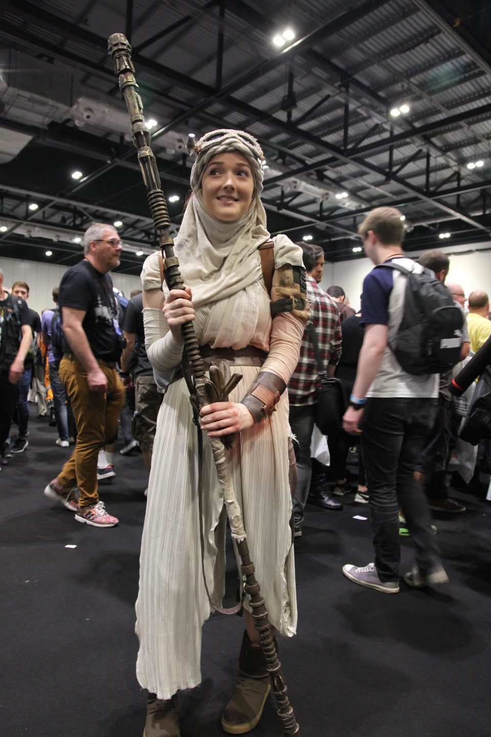 Cosplay de Rey en la Star Wars Celebration 2016