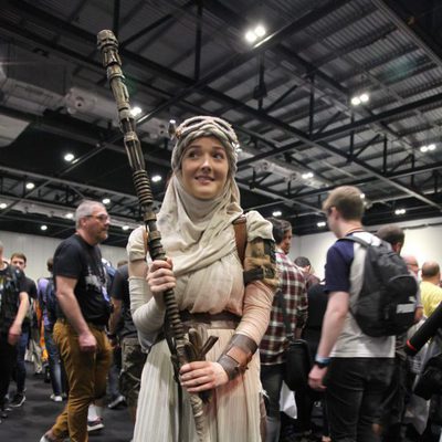 Cosplay de Rey en la Star Wars Celebration 2016