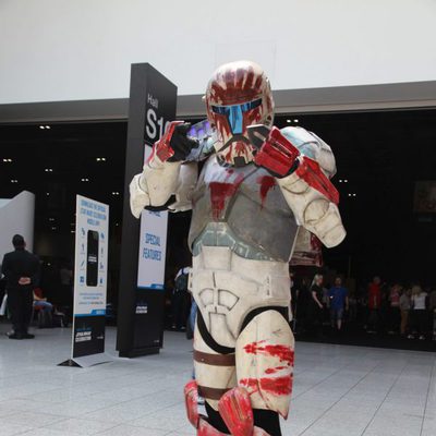 Cosplay de Mercenario Mandaloriano en la Star Wars Celebration 2016