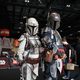 Cosplay de Boba Fett y Mercenario Mandaloriano en la Star Wars Celebration 2016