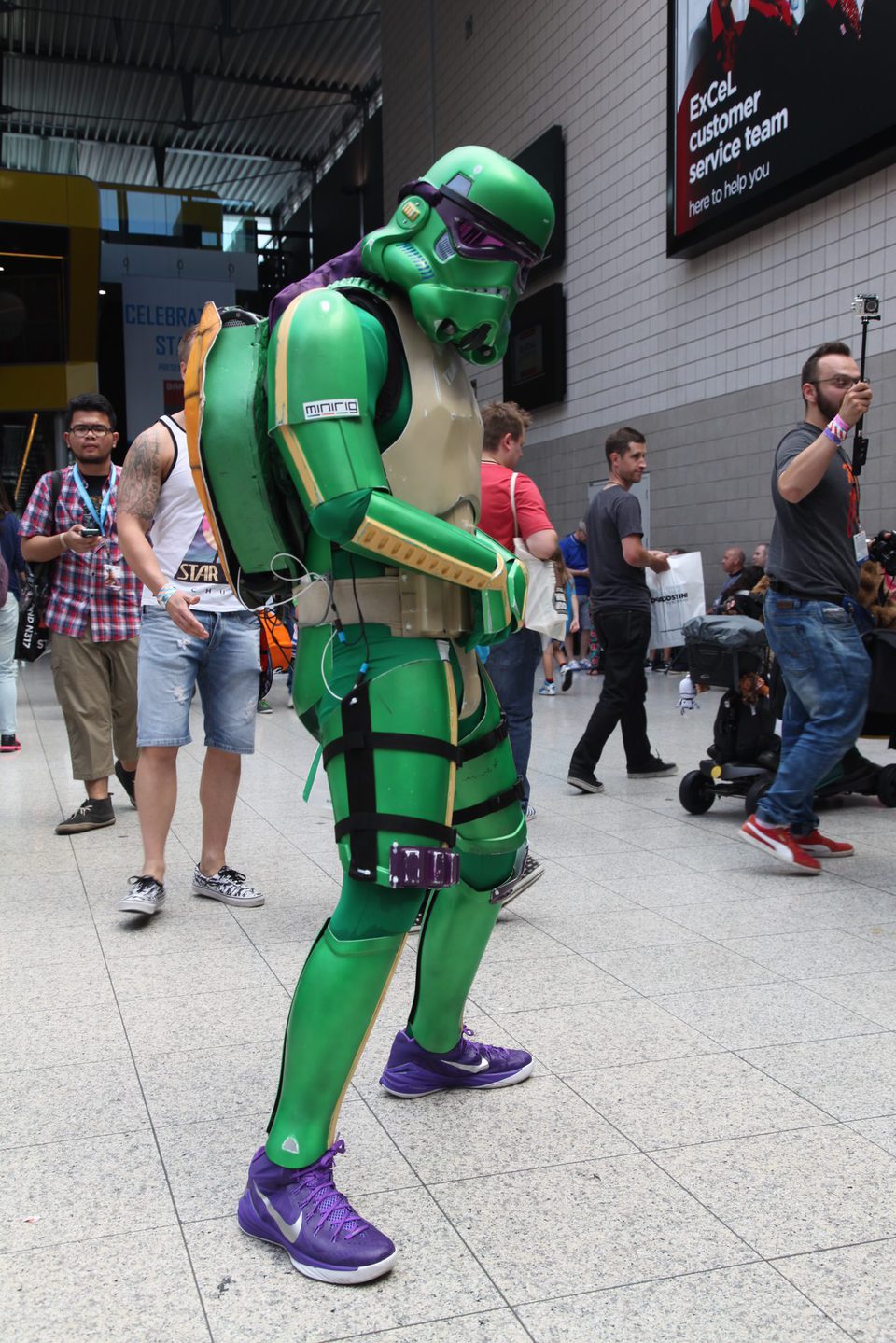 Cosplay de Boba Fett en la Star Wars Celebration 2016