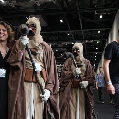 Cosplay de Incursores Tusken en la Star Wars Celebration 2016