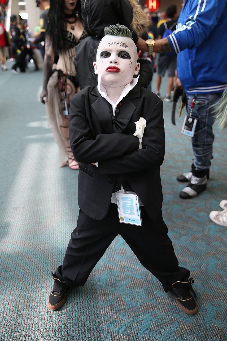 Cosplay del Joker en la Comic-Con de San Diego 2016