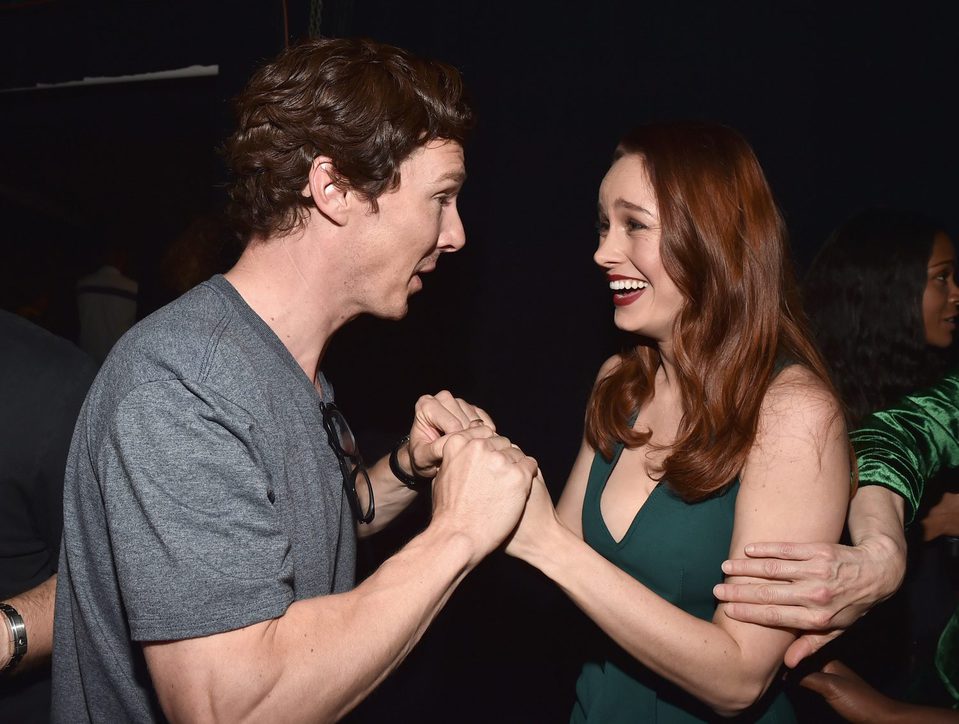 Benedict Cumberbatch con Brie Larson