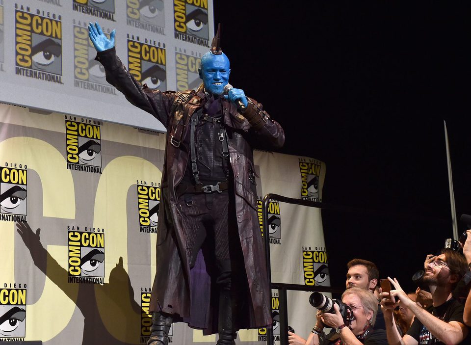 Michael Rooker maquillado en la Comic-Con