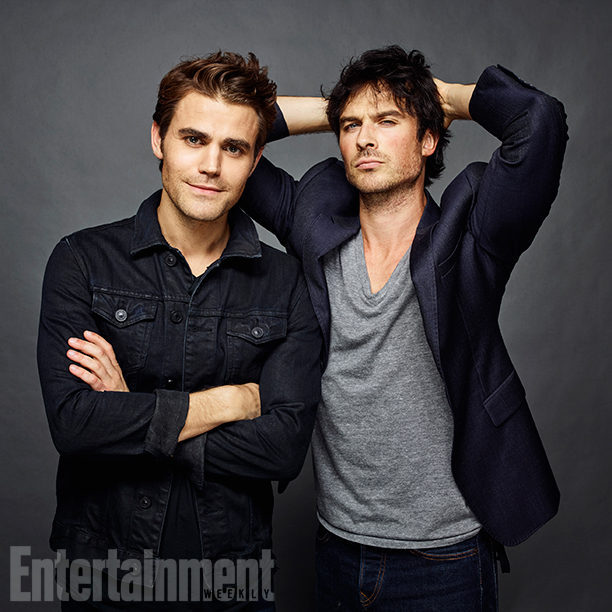 Paul Wesley e Ian Somerhalder, 'Crónicas vampíricas'