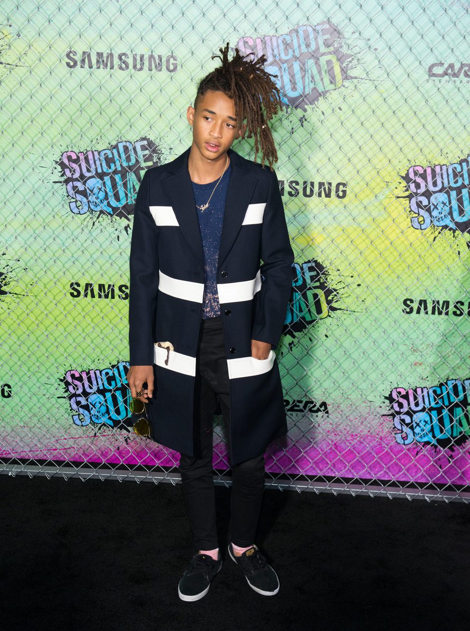 Jaden Smith en la premiere mundial de 'Escuadrón Suicida'