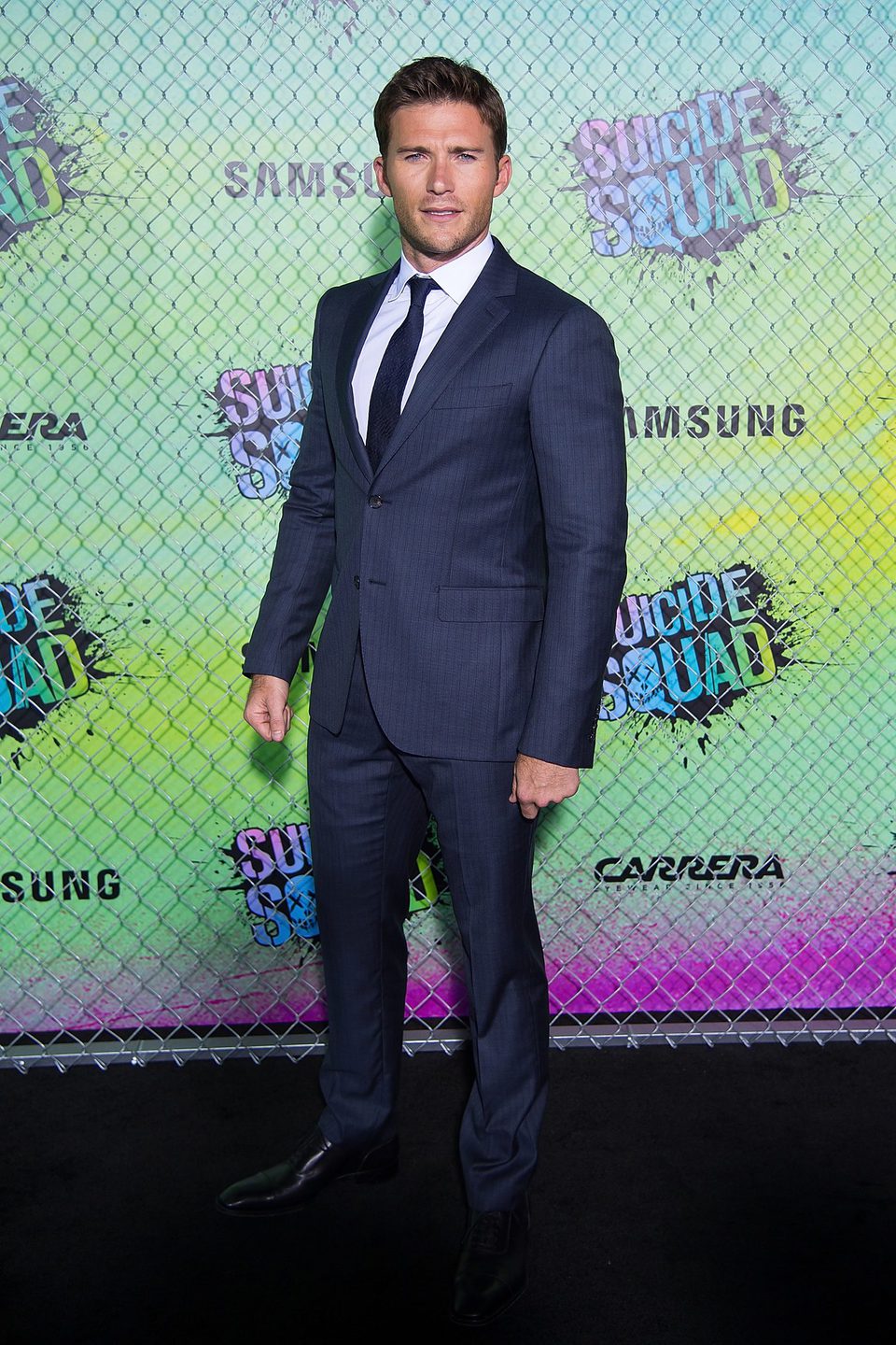 Scott Eastwood en la premiere mundial de 'Escuadrón Suicida'