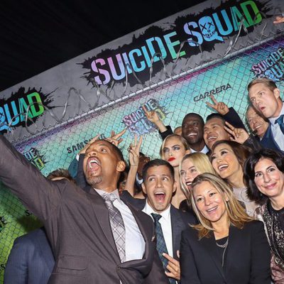 Los actores de 'Escuadrón Suicida' se hacen un selfie en la premiere mundial