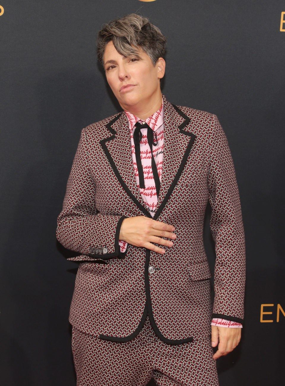 Jill Soloway en la alfombra roja de los Emmy 2016