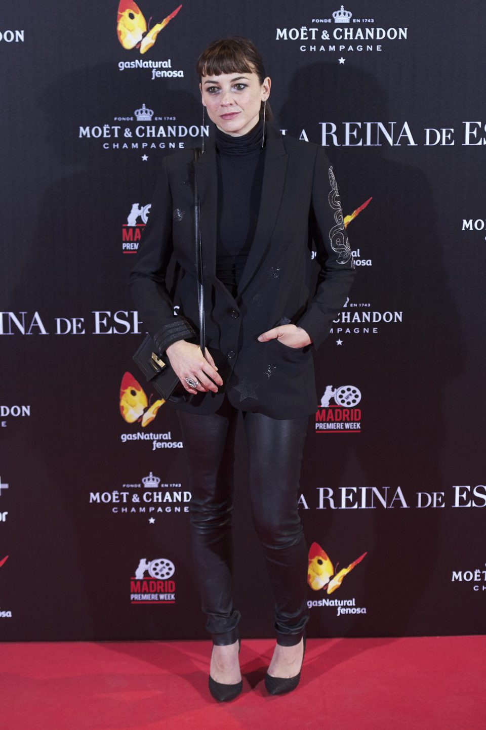 Leonor Watling en la alfombra roja de 'La reina de España'