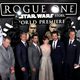 El elenco principal de 'Rogue One' durante la premiere de la cinta