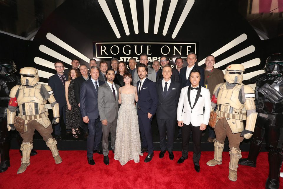 El reparto al completo de 'Rogue One'