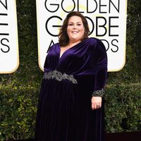 Chrissy Metz en la alfombra roja de los Globos de Oro 2017