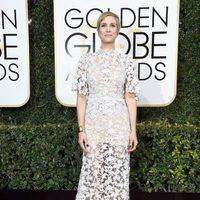 Kristen Wiig en la alfombra roja de los Globos de Oro 2017