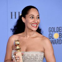 Tracee Ellis Ross tras la ceremonia de los Globos de Oro 2017