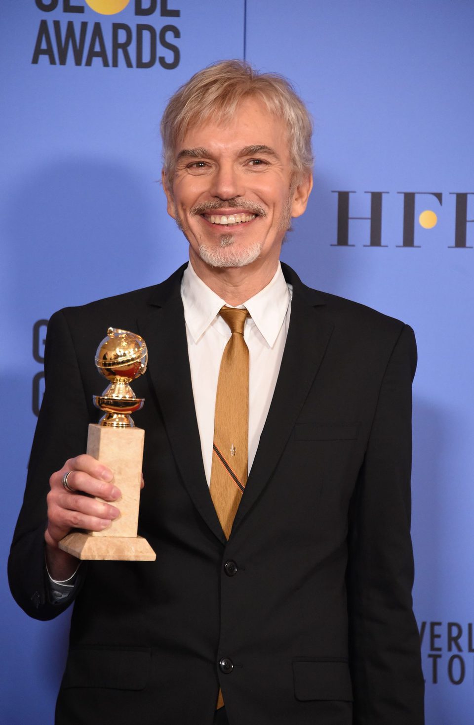 Billy Bob Thornton tras la ceremonia de los Globos de Oro 2017