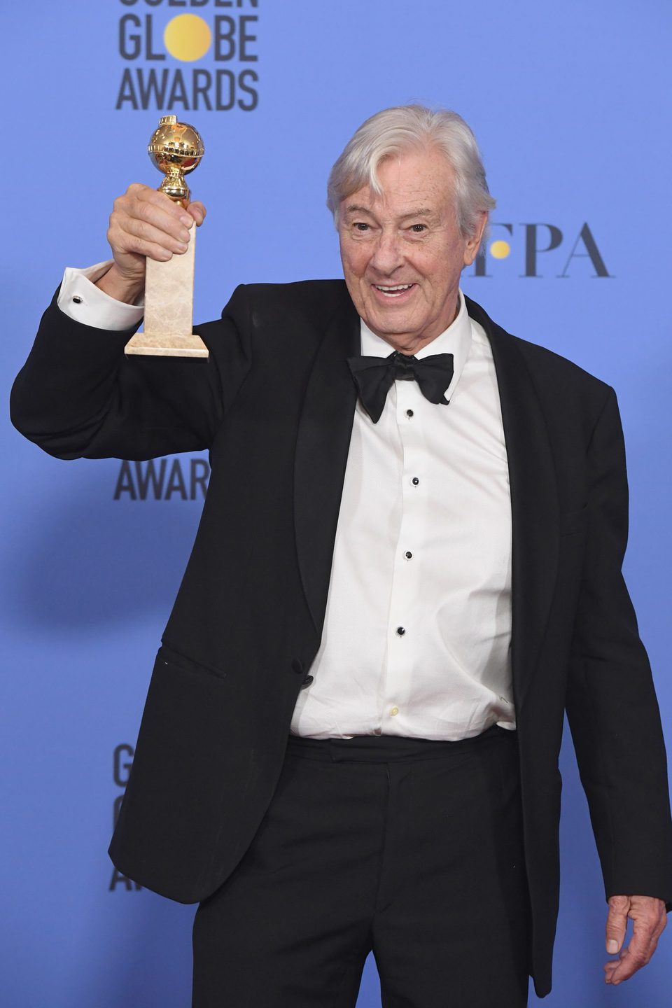 Paul Verhoeven tras la ceremonia de los Globos de Oro 2017